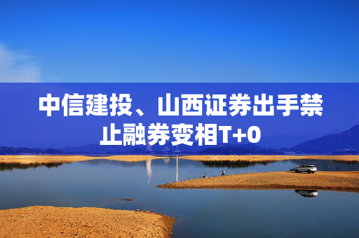 中信建投、山西证券出手禁止融券变相T+0