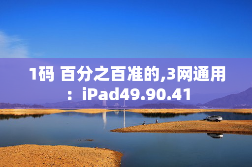 1码 百分之百准的,3网通用：iPad49.90.41