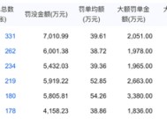 2024年国有大行罚单盘点：农行罚单数量最多 交行大额罚单金额最高