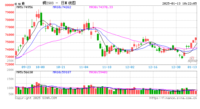 光大期货：1月13日有色金属日报